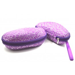 Футляр на змійці з стрічкою фіолетовий