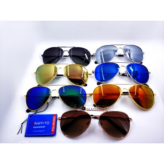 Дитячі поляризовані сонцезахисні окуляри 014 Graffito Polarized Мікс