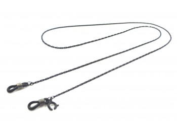 Ланцюжок для окулярів чорний тонкий 58см Ланцюжок для окулярів чорний тонкий 58см