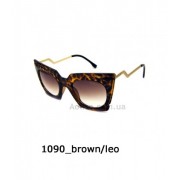 Купить очки оптом 1090 brown/leo