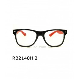 Имиджевые очки 2140 R.B Глянцевый черный/Красный